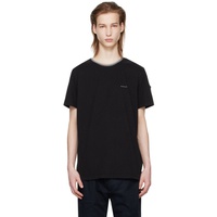 몽클레어 Moncler Black Bonded T-Shirt 241111M213060