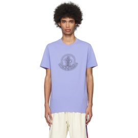 몽클레어 Moncler Purple Graphic T-Shirt 241111M213117