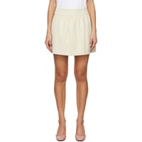 맥스마라 Max Mara 오프화이트 Off-White Nettuno Miniskirt 241118F090004