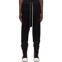 릭 오웬스 다크쉐도우 릭 오웬스 Rick Owens DRKSHDW Black Slim-Fit Sweatpants 241126M190022