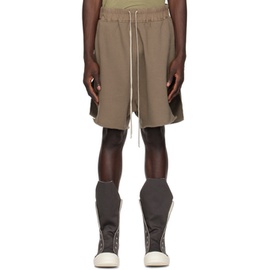 릭 오웬스 다크쉐도우 릭 오웬스 Rick Owens DRKSHDW Gray Loose-Fit Shorts 241126M193024