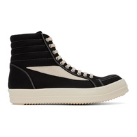 릭 오웬스 다크쉐도우 릭 오웬스 Rick Owens DRKSHDW Black Vintage High Sneaks Sneakers 241126M236026