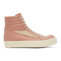 릭 오웬스 다크쉐도우 릭 오웬스 Rick Owens DRKSHDW Pink High Vintage Sneaks Sneakers 241126M236028