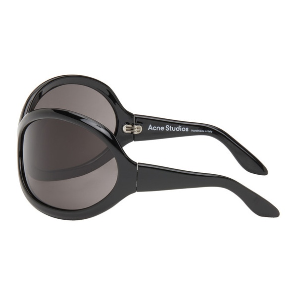 아크네스튜디오 아크네 스튜디오 Acne Studios Black Arcturus Sunglasses 241129F005000