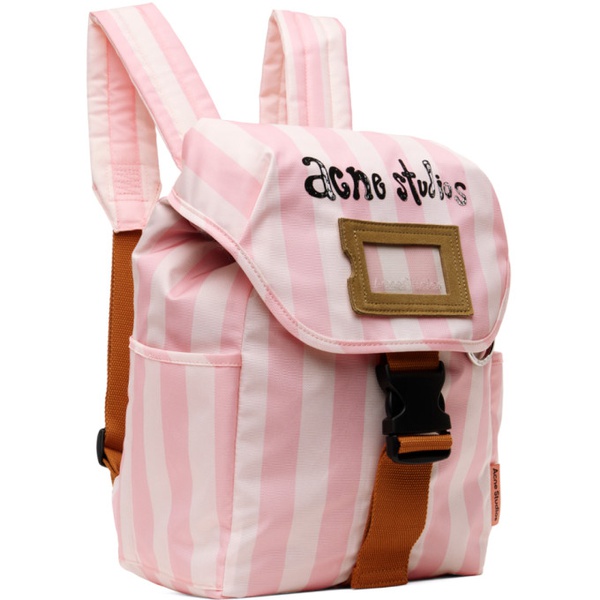 아크네스튜디오 아크네 스튜디오 Acne Studios Pink Nackpack Backpack 241129F042000