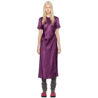 아크네 스튜디오 Acne Studios Purple Wrap Maxi Dress 241129F054003