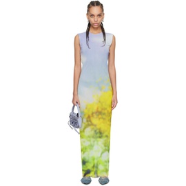아크네 스튜디오 Acne Studios Multicolor Blurred Maxi Dress 241129F055002