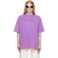 아크네 스튜디오 Acne Studios Purple Faded T-Shirt 241129F110077