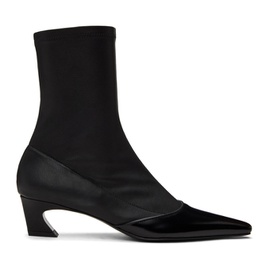 아크네 스튜디오 Acne Studios Black Heeled Ankle Boots 241129F113001