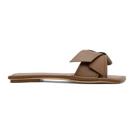아크네 스튜디오 Acne Studios Brown Musubi Leather Sandals 241129F124001