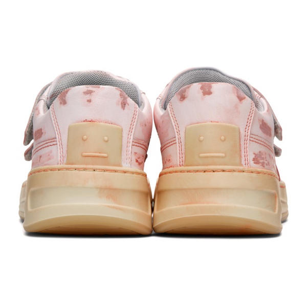 아크네스튜디오 아크네 스튜디오 Acne Studios Pink Velcro Strap Sneakers 241129F128007
