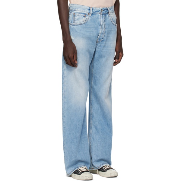 아크네스튜디오 아크네 스튜디오 Acne Studios Blue Loose Fit Jeans 241129M186021