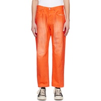 아크네 스튜디오 Acne Studios Orange Relaxed-Fit Jeans 241129M186024