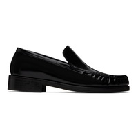 아크네 스튜디오 Acne Studios Black Leather Loafers 241129M231000