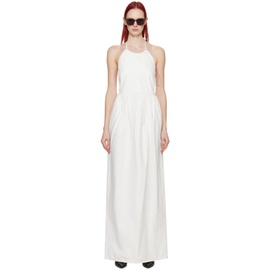 맥스마라 Max Mara White Europa Maxi Dress 241132F055001