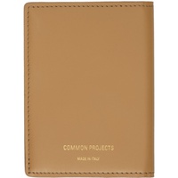 커먼 프로젝트 Common Projects Tan Card Holder Wallet 241133M164002