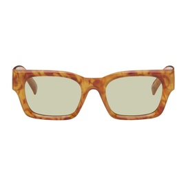 Le Specs Orange & Tan Shmood Sunglasses 241135F005009