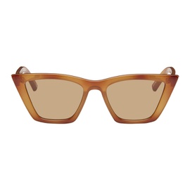 Le Specs Tortoiseshell Velodrome Sunglasses 241135F005025