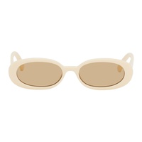 Le Specs 오프화이트 Off-White Outta Love Sunglasses 241135F005050