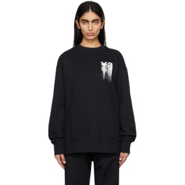 Y-3 Black Graphic Sweatshirt 241138F096005