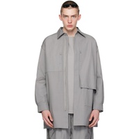 Y-3 Gray Workwear Jacket 241138M180009