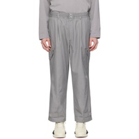 Y-3 Gray Workwear Cargo Pants 241138M191020