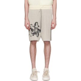 Y-3 오프화이트 Off-White Graphic Shorts 241138M193009
