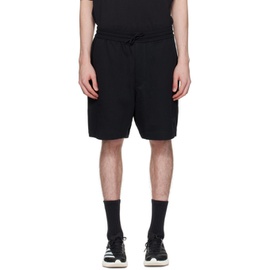 Y-3 Black Loose-Fit Shorts 241138M193022
