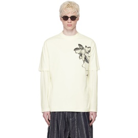 Y-3 오프화이트 Off-White Graphic T-Shirt 241138M213010