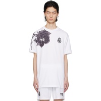 Y-3 White Real Madrid 에디트 Edition 23/24 Fourth Authentic T-Shirt 241138M213032
