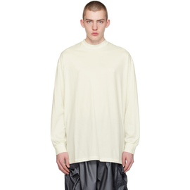Y-3 오프화이트 Off-White Mock Neck Long Sleeve T-Shirt 241138M213043