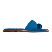 Manolo Blahnik Blue Tibo Sandals 241140F124001