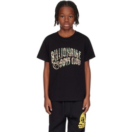 빌리어네어보이즈클럽 Billionaire Boys Club Kids Black Camo Arch T-Shirt 241143M703000