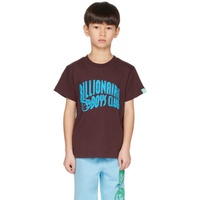 빌리어네어보이즈클럽 Billionaire Boys Club Kids Brown Printed T-Shirt 241143M703002