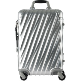 Tumi Silver 19 Degree Aluminium International Carry-On Case 241147M173000