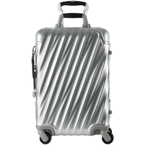 투미 Tumi Silver 19 Degree Aluminium International Carry-On Case 241147M173000
