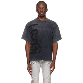 디스퀘어드2 Dsquared2 Gray Icon Splash T-Shirt 241148M213008