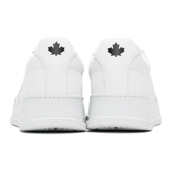  디스퀘어드2 Dsquared2 White Canadian Sneakers 241148M237012