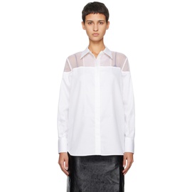 핼무트랭 Helmut Lang White Tux Shirt 241154F109004
