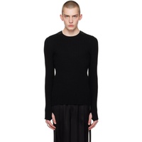 핼무트랭 Helmut Lang Black Cutout Sweater 241154M201003