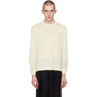 핼무트랭 Helmut Lang 오프화이트 Off-White Curved Sleeve Sweater 241154M201006