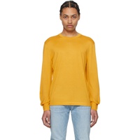 핼무트랭 Helmut Lang Yellow Curved Sleeve Sweater 241154M201010