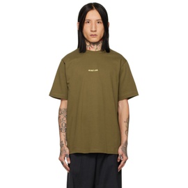 핼무트랭 Helmut Lang Khaki Space T-Shirt 241154M213008