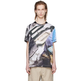핼무트랭 Helmut Lang Multicolor Printed T-Shirt 241154M213015