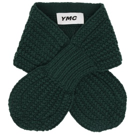 YMC Green Mini Slot Scarf 241161F028002