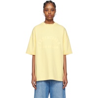 피어오브갓 Fear of God 에센셜 ESSENTIALS Yellow Crewneck T-Shirt 241161F110039