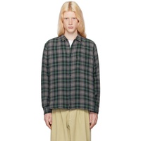 YMC Green Curtis Shirt 241161M192003