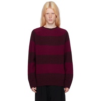 YMC Burgundy Suededhead Sweater 241161M201000