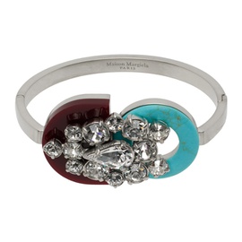 메종마르지엘라 Maison Margiela Silver Crystal Bracelet 241168F020005