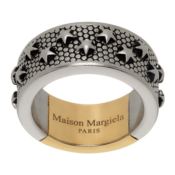 메종마르지엘라 메종마르지엘라 Maison Margiela Silver & Gold Star Ring 241168F024013